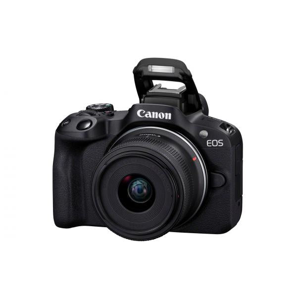 Canon Eos R50 Black + Objetivo Canon Rf-s 18-45mm Is Stm / Cámara Mirrorless