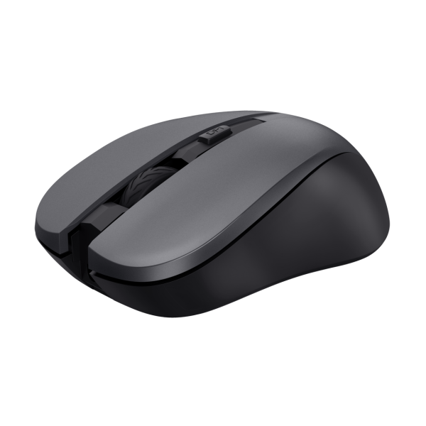 Teclado Y Mouse Trust Wireless Trezo Con Teclas Silenciosas Y Fabricado Con Material Reciclado