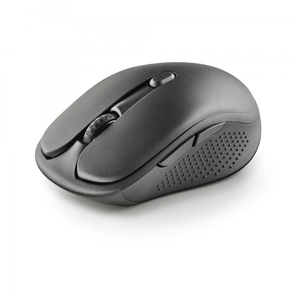 Mouse Ngs Wireless Evo Rust Black Recargable Con Teclas Silenciosas Negro