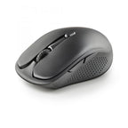 Mouse Ngs Wireless Evo Rust Black Recargable Con Teclas Silenciosas Negro