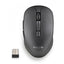 Mouse Ngs Wireless Evo Rust Black Recargable Con Teclas Silenciosas Negro