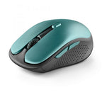 Mouse Ngs Wireless Evorustice Recargable Con Teclas Silenciosas Azul Hielo