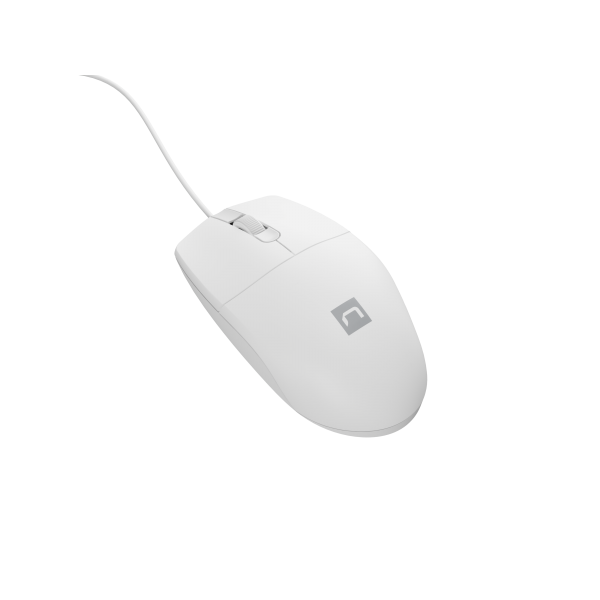 Raton USB Natec Ruff 2 Blanco / 1000 Dpi / Ambidiestro NMY-1988