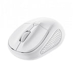 Mouse Trust Wireless Primo 4 Botones Y Rueda Desplazamiento 1000-1600dpi Color Blanco 24795
