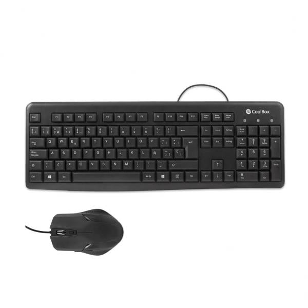 Teclado Y Mouse Coolbox Coo-ktr-01u Raton 1600dpi
