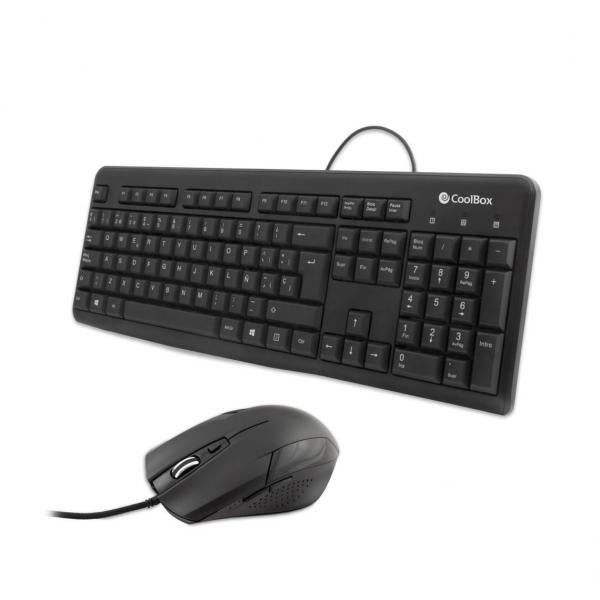 Teclado Y Mouse Coolbox Coo-ktr-01u Raton 1600dpi