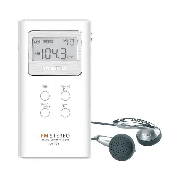 Sangean Dt-120 Blanco / Radio Portátil