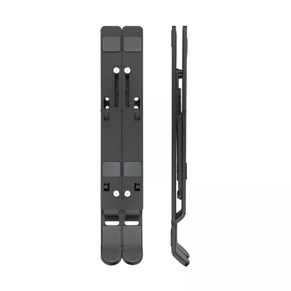 Soporte De Portatil Tooq Tqlrs0033-al Gris Ultra-plegable Max 5kg 7 Niveles De Altura Max
