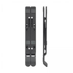 Soporte De Portatil Tooq Tqlrs0033-al Gris Ultra-plegable Max 5kg 7 Niveles De Altura Max