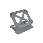 Soporte De Portatil Tooq Tqlrs0012-al-g Gris Ergonomico Plegable Regulacion De Altura 30-28