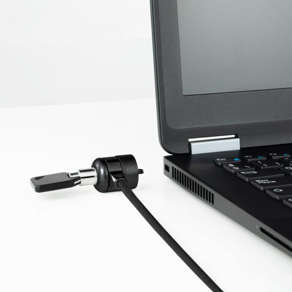 Cable De Seguridad Portatiles/monitores/televisiones Tooq Tqclk0025-g Con Llave 1.5 M Sistema Kensin