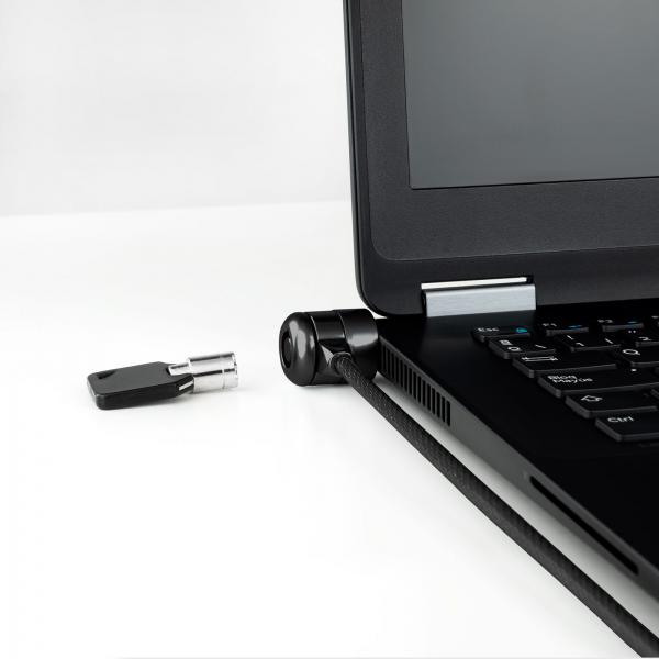 Cable De Seguridad Portatiles/monitores/televisiones Tooq Tqclk0025-g Con Llave 1.5 M Sistema Kensin
