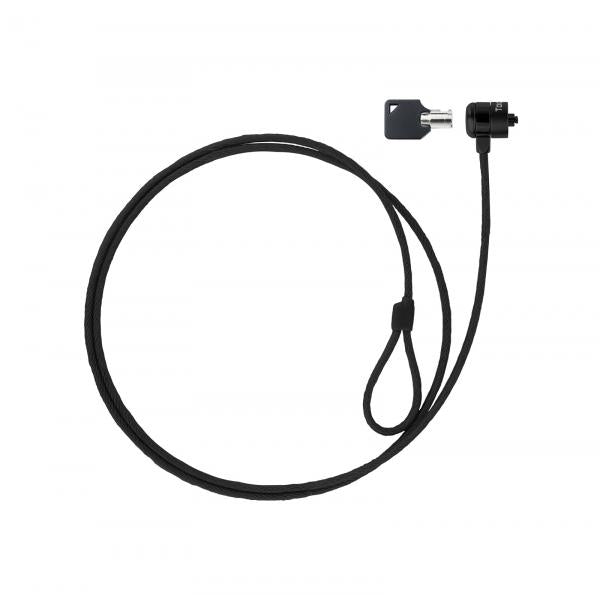 Cable De Seguridad Portatiles/monitores/televisiones Tooq Tqclk0025-g Con Llave 1.5 M Sistema Kensin Hover Image