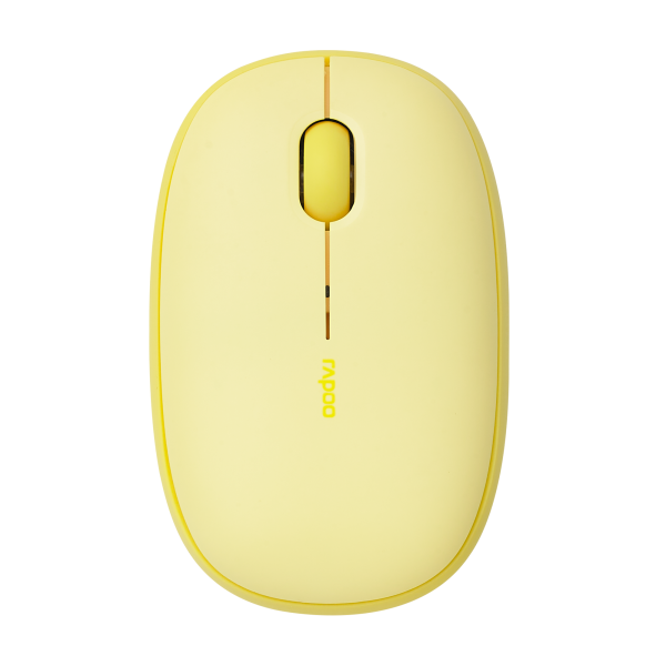 Mouse Rapoo Wireless Y Bluetooth M660 Silent 2.4g Ghz Bt 5.0 Usb 3.0 3 Botones 1300 Ppp Yellow