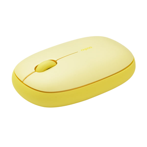 Mouse Rapoo Wireless Y Bluetooth M660 Silent 2.4g Ghz Bt 5.0 Usb 3.0 3 Botones 1300 Ppp Yellow