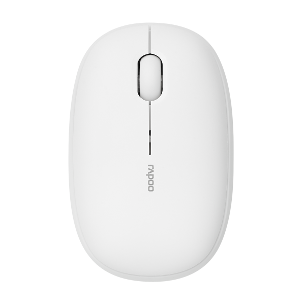 Mouse Rapoo Wireless Y Bluetooth M660 Silent 2.4g Ghz Bt 5.0 Usb 3.0 3 Botones 1300 Ppp Blanco