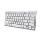 Teclado Trust Basics Bluetooth Ultrafino Para Pc, Tableta Y Smartphone Color Blanco/plata 24654
