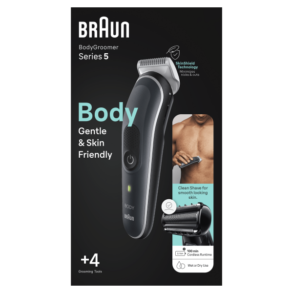 Cortapelos Braun Bodygroomer Series 5 Bg5360/ Con Batería/ 4