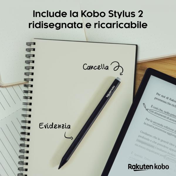 Rakuten Kobo Elipsa 2E 32GB Wifi Negro - Lector de ebooks