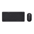 Teclado Y Mouse Trust Wireless Y Bluetooth Lyra Multidispositivo (usb Y 2 Disp Bt) Recargables