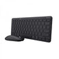 Teclado Y Mouse Trust Wireless Y Bluetooth Lyra Multidispositivo (usb Y 2 Disp Bt) Recargables
