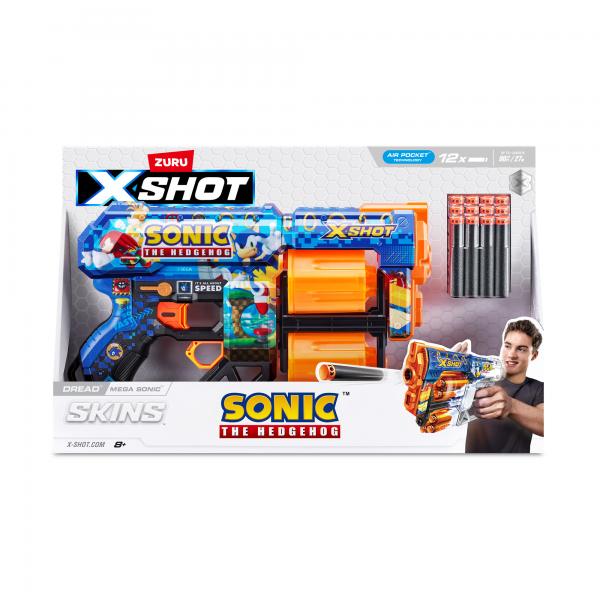 Sonic - Pistola X-Shot 12 Dardos