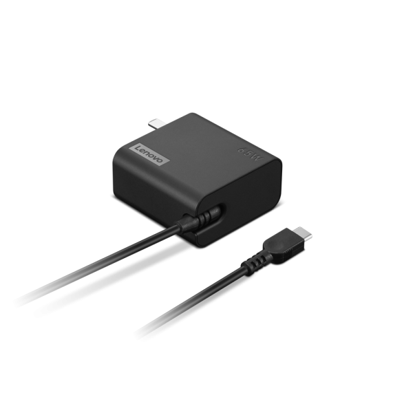 Cargador Usb Lenovo 4x21l54610 65w Pd Cable Integrado Usb-c 1.7m Negro
