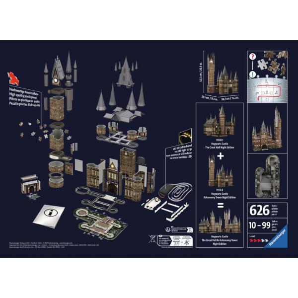 Puzzle 3D Castillo De Hogwarts Harry Potter 626Pzs Main Image