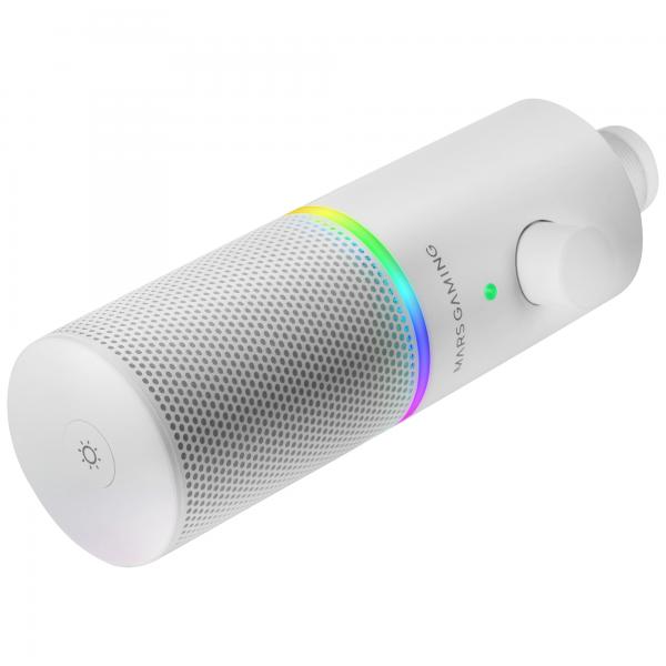 Microfono Profesional Mars Gaming Mmicxt White Microfono De