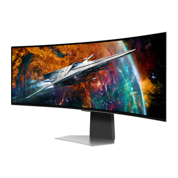 Samsung G95SC 49 Dual QHD OLED UltraWide Curvo 240 Hz G-Sync Plata Main Image