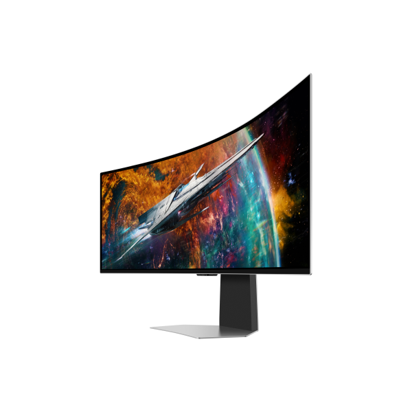 Samsung G95SC Plata 49 pulgadas DQHD OLED 240Hz 3ms G-Sync curvo UltraWide Monitor