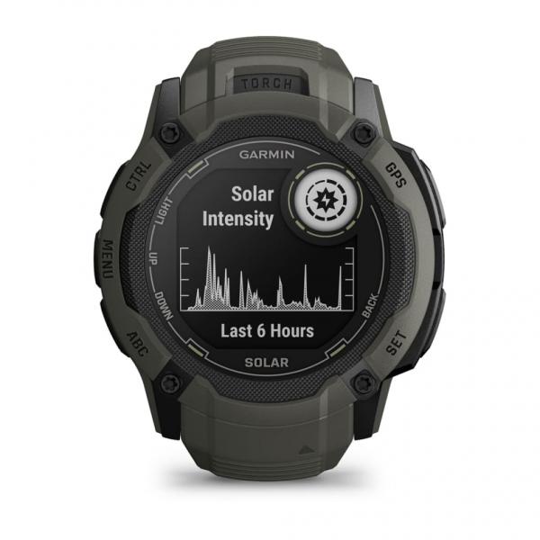 Garmin Instinct 2X Solar 50mm Verde - Reloj inteligente con GPS