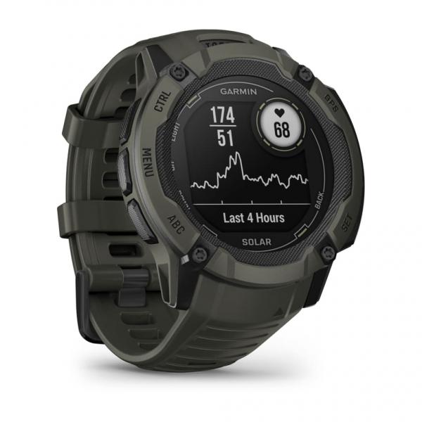 Garmin Instinct 2X Solar 50mm Verde - Reloj inteligente con GPS