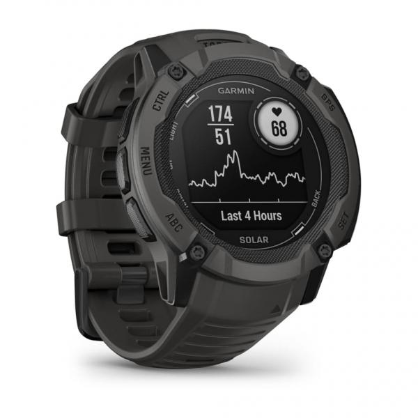Garmin Instinct 2X Solar 50mm Negro - Reloj inteligente con GPS