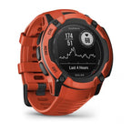 Garmin Instinct 2X Solar 50mm Rojo - Reloj inteligente con GPS