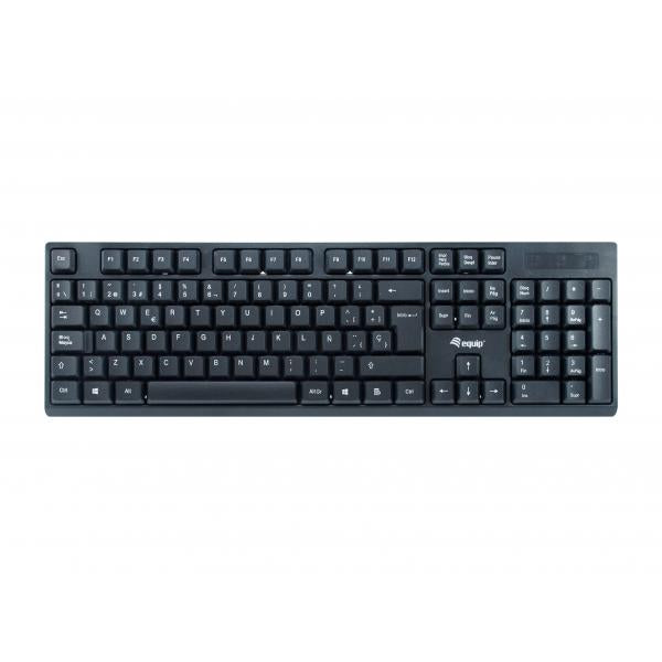 Teclado Y Mouse Equip Life Wireless Combo 2.4ghz Color Negro 245221