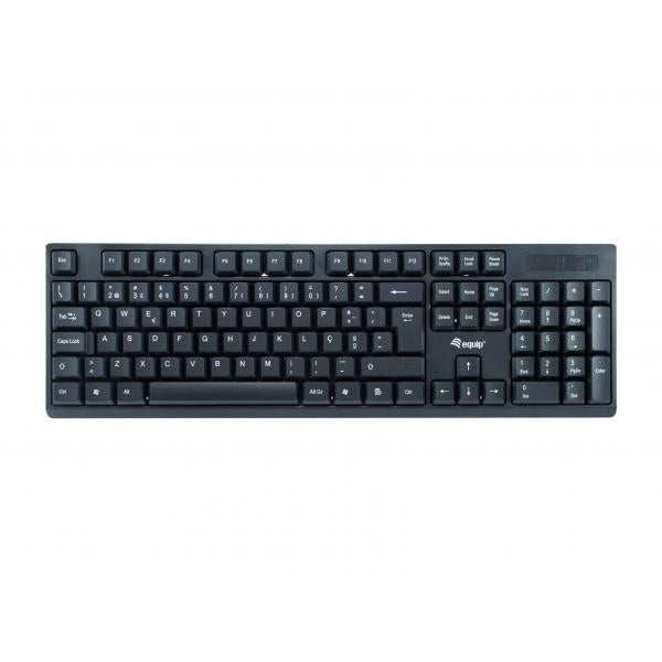 Teclado Y Mouse Equip Life Wireless Combo 2.4ghz Color Negro Portugues 245222
