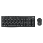 Teclado Logitech Wireless Combo Mk370 For Business Color Grafito P/n: 920-012071