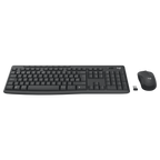 Teclado Logitech Wireless Combo Mk370 For Business Color Grafito P/n: 920-012071