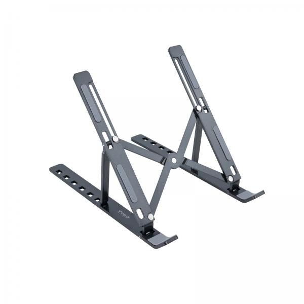Soporte De Portatil Tooq Aluminio Plegable Color Gris