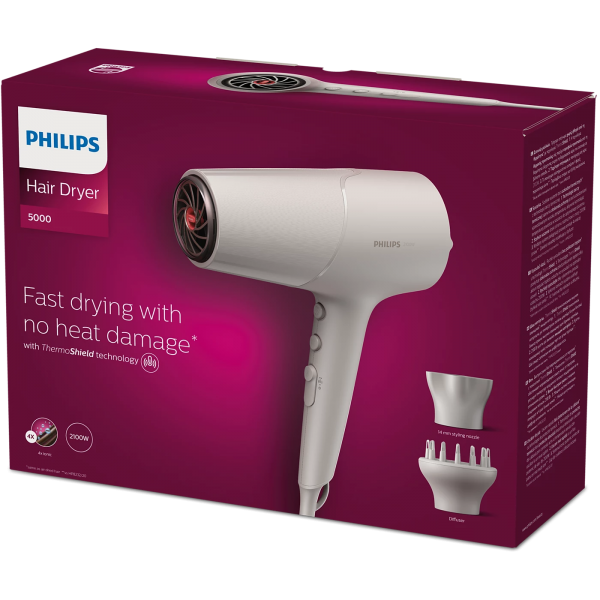 Philips Bhd501/20 Blanco Metalizado / Secador De Pelo