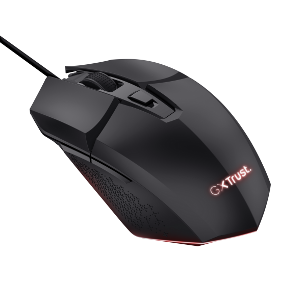 Mouse Trust Gaming Rgb Gxt 109 Felox Iluminacion Led 6 Botones Negro 25036*
