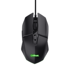 Mouse Trust Gaming Rgb Gxt 109 Felox Iluminacion Led 6 Botones Negro 25036*