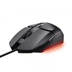 Mouse Trust Gaming Rgb Gxt 109 Felox Iluminacion Led 6 Botones Negro 25036*