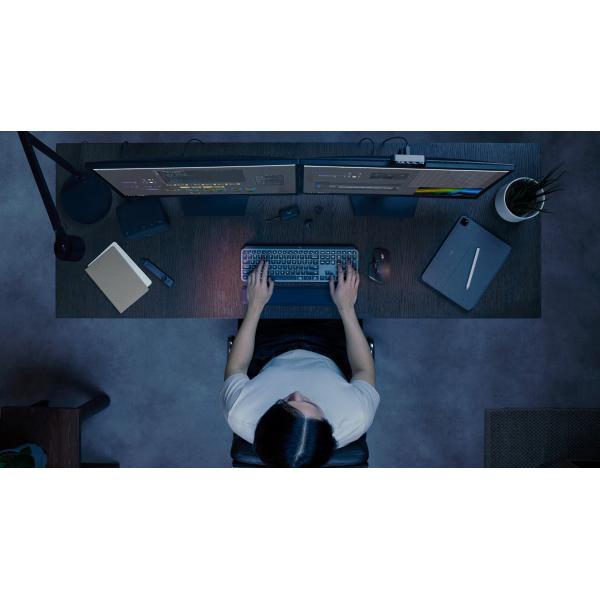 Teclado Logitech Mx Keys S Inalambrico Grafito Bateria