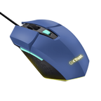 Mouse Trust Gaming Rgb Gxt 109bl Felox 25067 Color Azul Iluminacion Led 6 Botones Cable 150cm