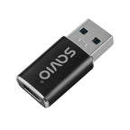 Adaptador Savio Ak-81 Usb-c 3.1 Usb-a 3.1 Black
