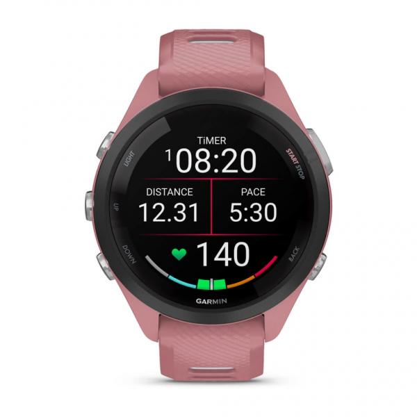 Garmin Forerunner 265s Negro Con Carcasa En Rosa Y Correa De Silicona En Rosa/gris / Smartwatch 42mm Main Image