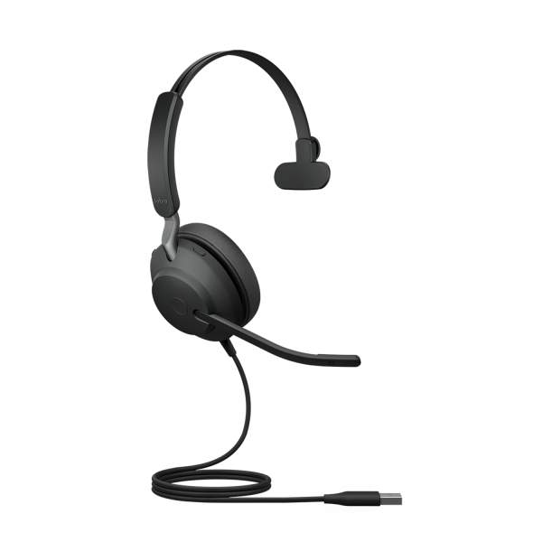 Jabra Evolve2 40 SE UC Mono Negro Main Image