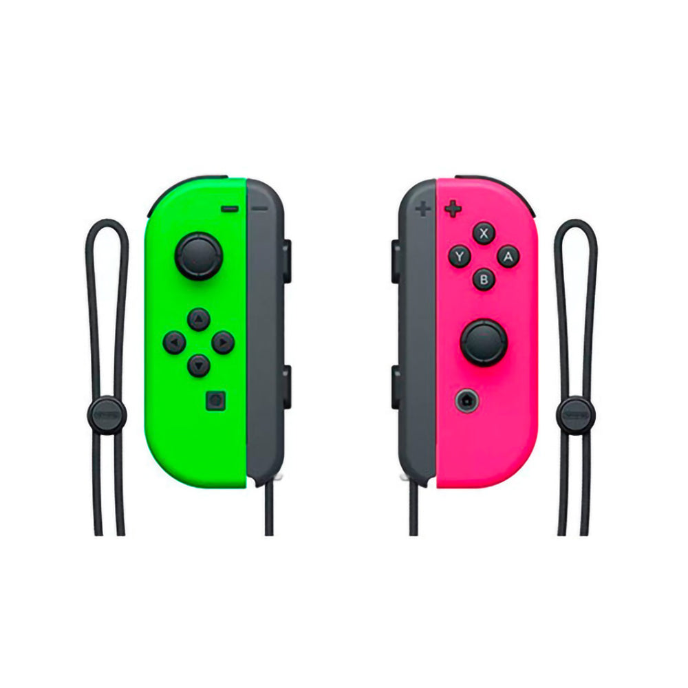 Mando Joy Con (Set Izda/Dcha) Verde Neon/Rosa Neon NINTENDO SWITCH (Accesorios)